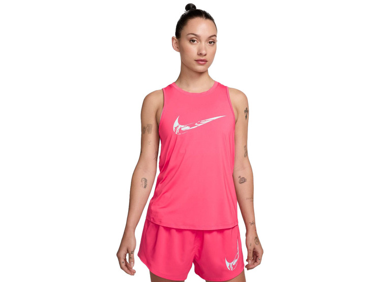 Nike One Dri-FIT hardlooptanktop roze dames