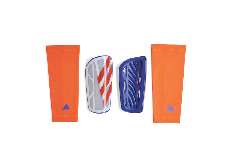 Adidas Tiro League Scheenbeschermers wit/lucid blue/solar red