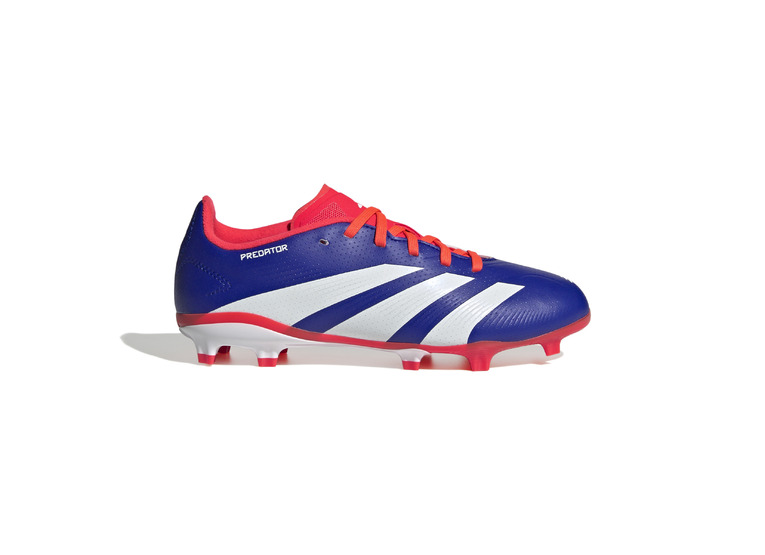 Adidas Predator League FG voetbalschoen lucid blue/wit/solar red KIDS