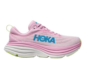 Hoka Bondi 8 loopschoen pink twilight/waterpark dames