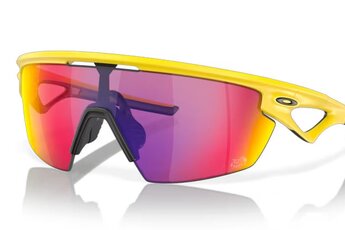 Oakley 2024 Tour De France Sphaera fietsbril mat geel/prizm road unisex