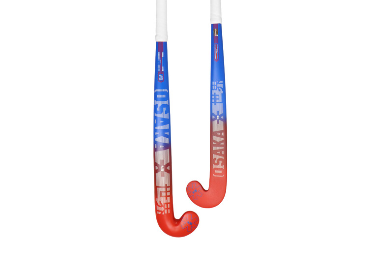Osaka Vision WD grow bow parijs hockeystick prinses blauw/cayenne rood unisex