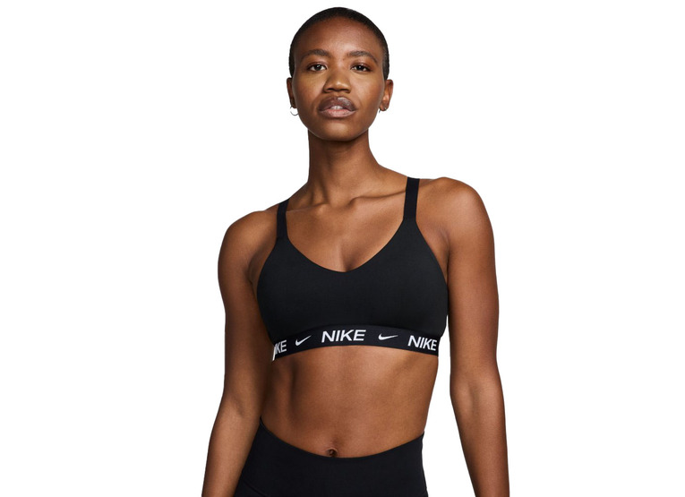 Nike Indy medium support sportbeha zwart dames