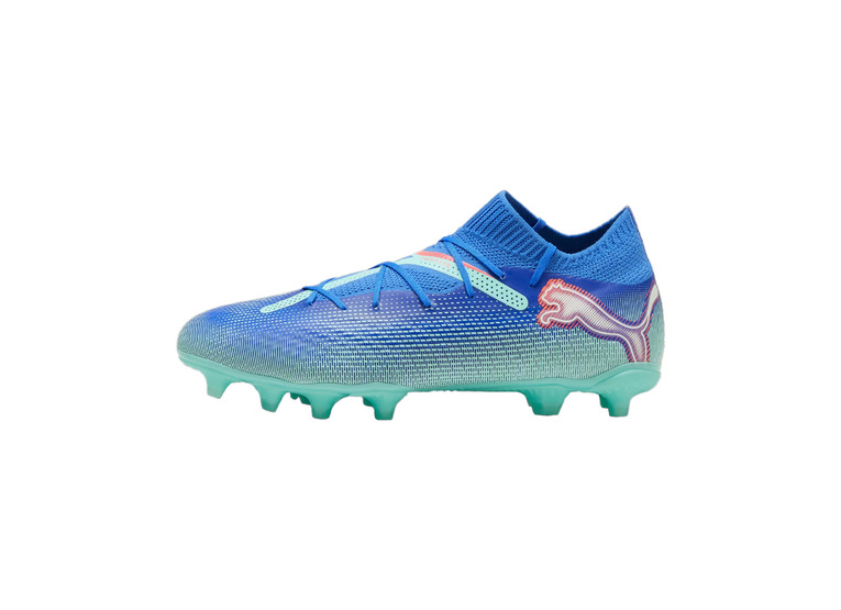 Puma Future 7 Pro FG/AG voetbalschoen bluemazing/wit/electric peppermint