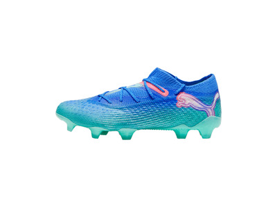 Puma Future 7 ultimate low FG/AG voetbalschoen bluemazing/wit/electric peppermint