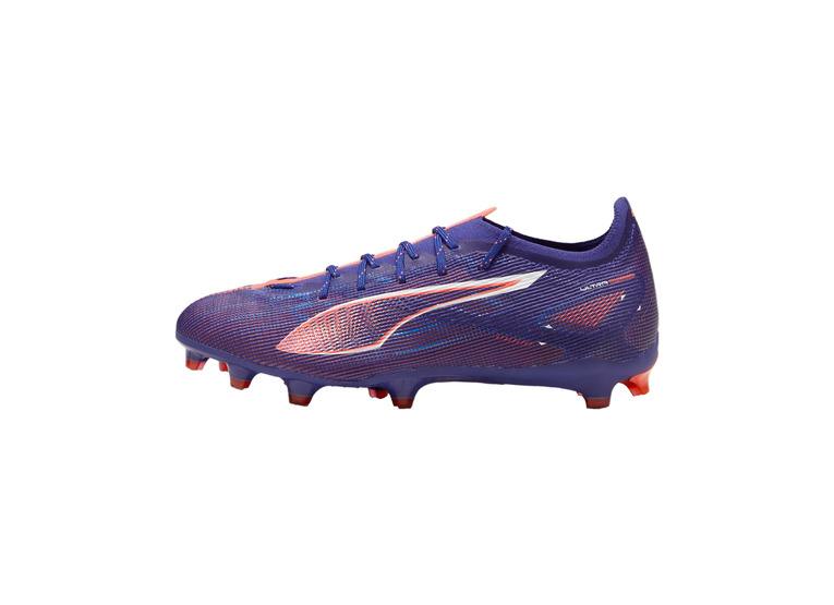 Puma Ultra 5 Pro FG/AG voetbalschoen lapis lazuli/wit/sunset glow