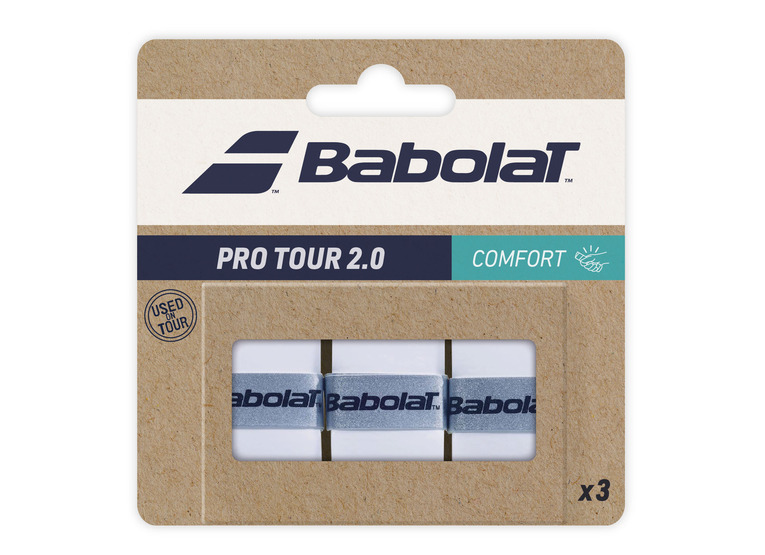Babolat Pro Tour 2.0 x3 overgrips wit