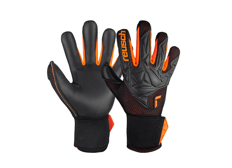 Reusch Attrakt Infinity keepershandschoen zwart/oranje