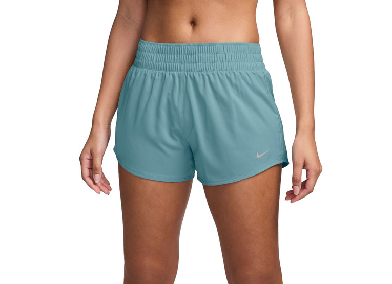 Nike One Dri-FIT damesshort met halfhoge taille turquoise dames
