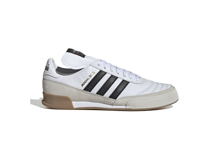 Adidas Mundial goal IN voetbalschoen wit/zwart/gold metallic