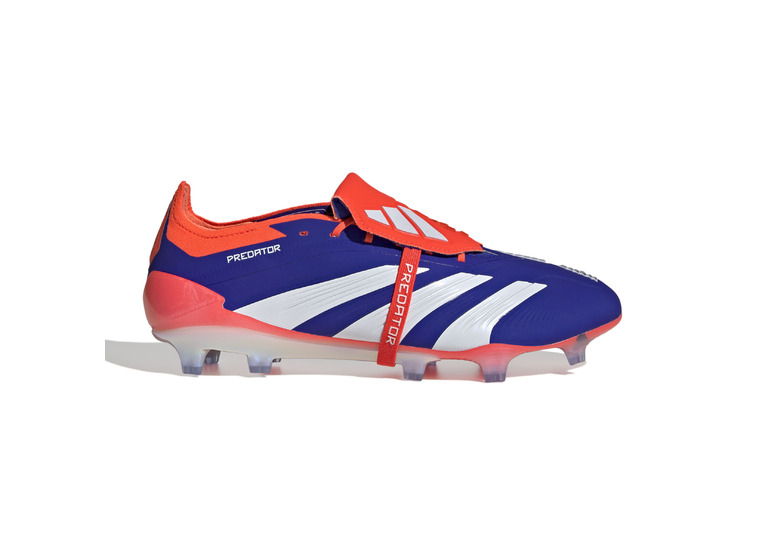 Adidas Predator Elite Fold-over tongue FG voetbalschoen lucid blue/solar red/wit