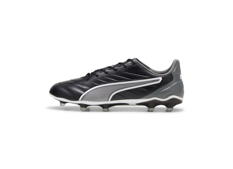 Puma King Pro FG/AG voetbalschoen zwart/wit/cool dark grey