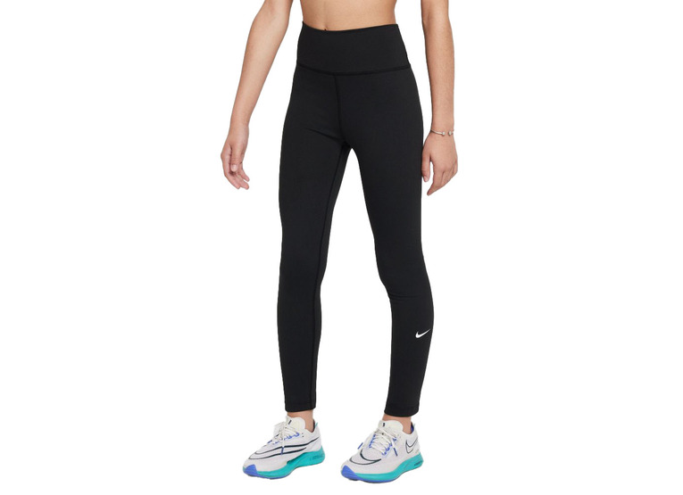 Nike One Dri-FIT legging met hoge taille zwart meisjes