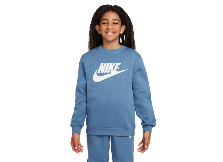 Nike sportswear club fleece sweater blauw KIDS