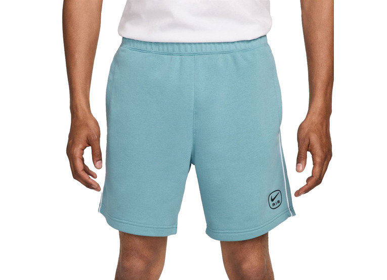 Nike Sportswear Air French terry trainingsshort denim turquoise heren