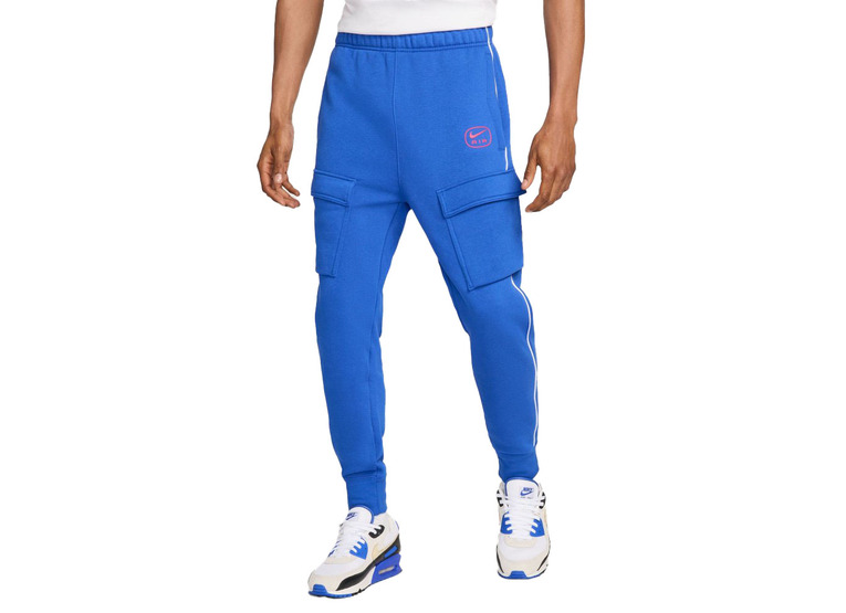 Nike Sportswear Air Fleece cargo joggingbroek blauw heren