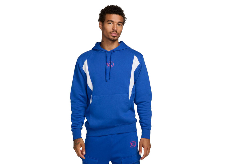 Nike Sportswear Air fleece hoodie blauw heren