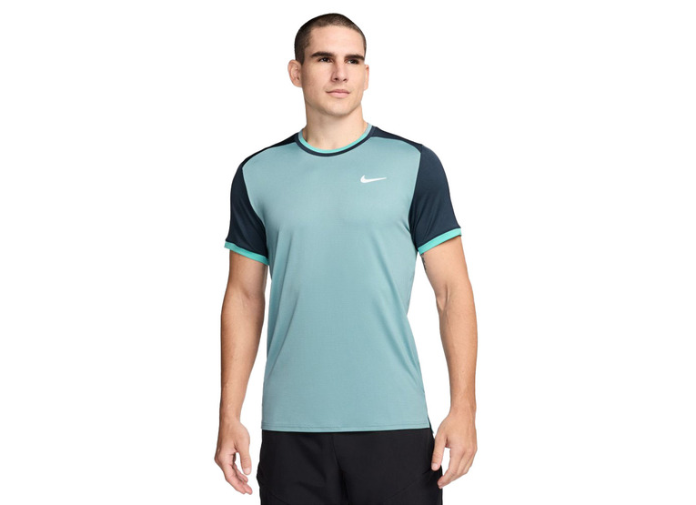 NikeCourt Advantage Dri-FIT T-shirt denim turquoise/armory navy heren