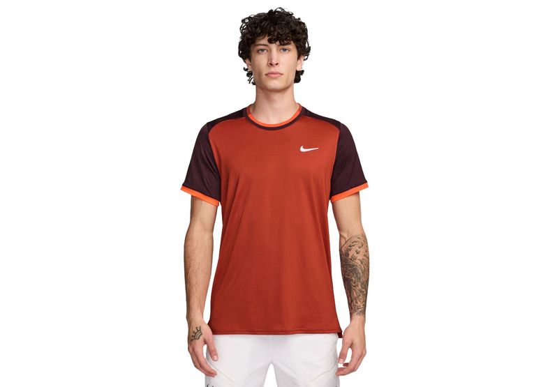 NikeCourt Advantage Dri-FIT tennistop dragon red/burgundy crush heren