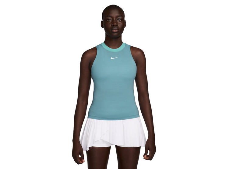 NikeCourt Advantage Dri-FIT tennistanktop denim turquoise dames