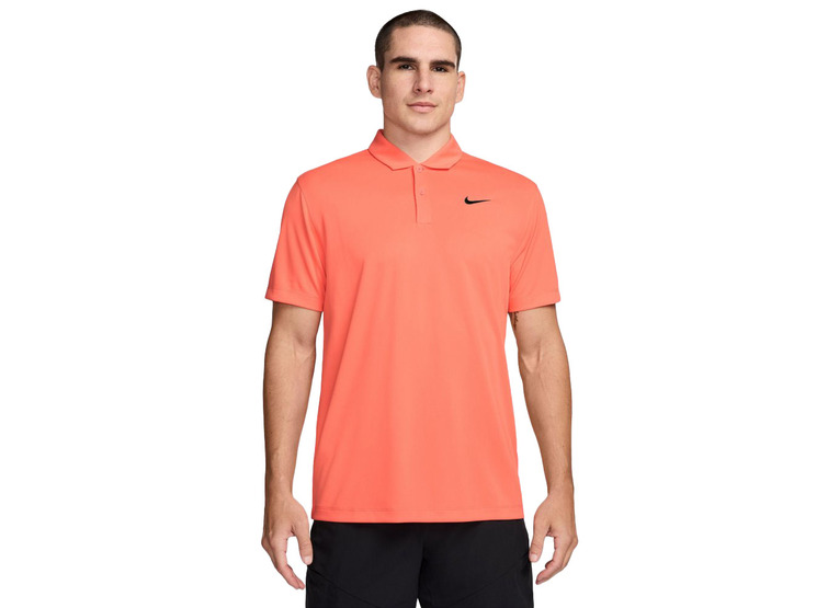 NikeCourt Dri-FIT tennispolo light wild mango heren