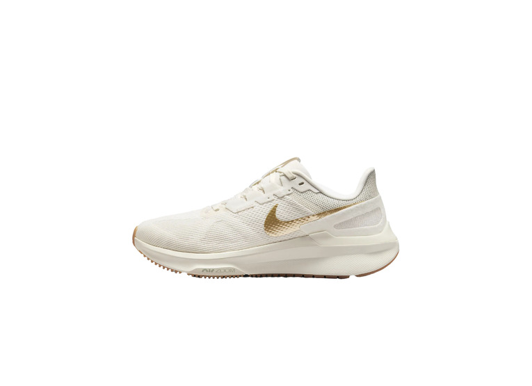 Nike Structure 25 loopschoen phantom/wit/metallic gold dames