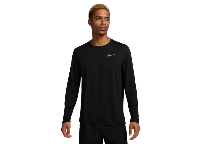 Nike Miler Dri-FIT UV hardloopshirt zwart heren