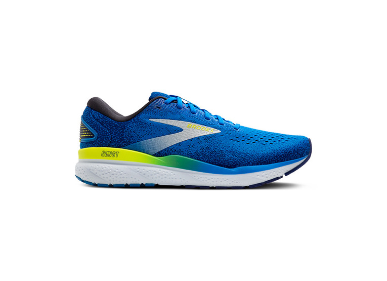 Brooks Ghost 26 loopschoen electric blue/navy/lemon