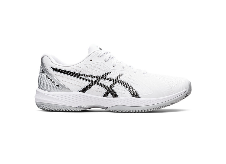 Asics Solution Swift FF clay tennisschoen wit/zwart heren