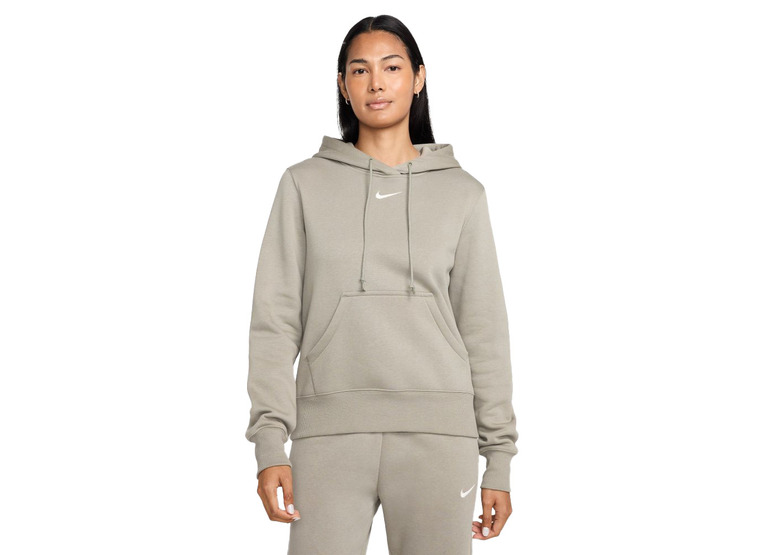 Nike Sportswear Phoenix fleece hoodie light army dames