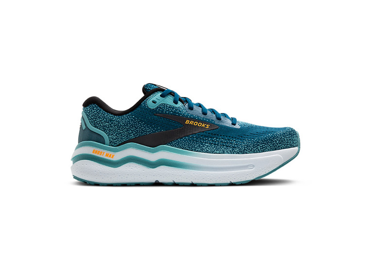 Brooks Ghost Max 2 loopschoen moroccan blue/aqua/orange pop heren