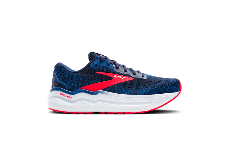 Brooks ghost max 2 loopschoen peacoat/true blue/diva pink dames