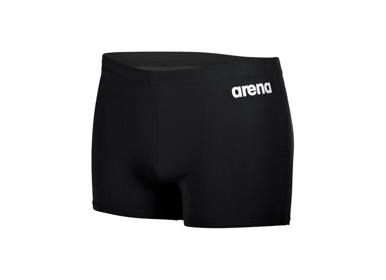 Arena Team Swim Short Solid black/white heren