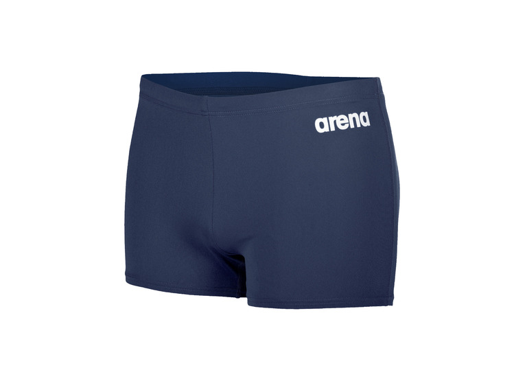 Arena Team Swim Short Solid navy/white heren