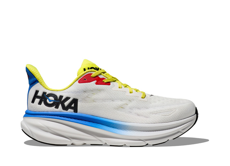 Hoka Clifton 9 loopschoen blanc de blanc/virtual blue heren