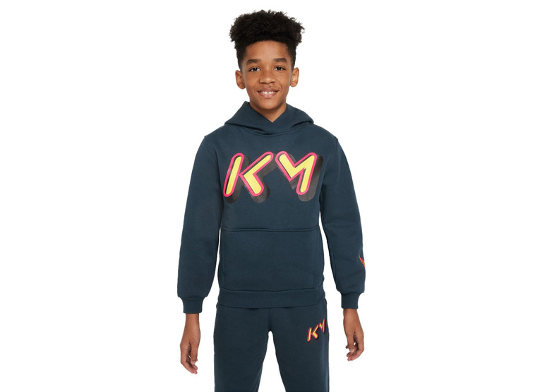 Nike Kylian Mbapp? Club fleece hoodie armory navy KIDS