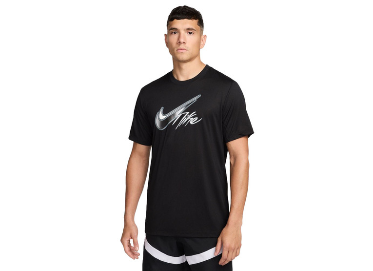 Nike Dri-FIT basketbal T-shirt zwart heren