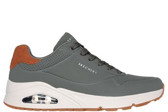 Skechers Uno suited on air sneaker olijf heren