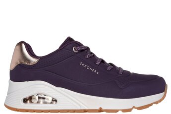 Skechers Uno Shimmer away sneaker donker purper dames