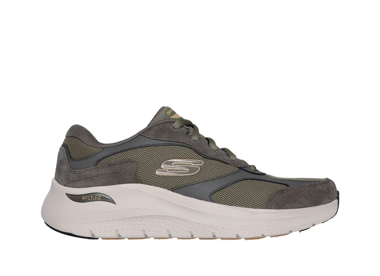 Skechers Arch Fit 2.0 the keep sneaker olijf heren