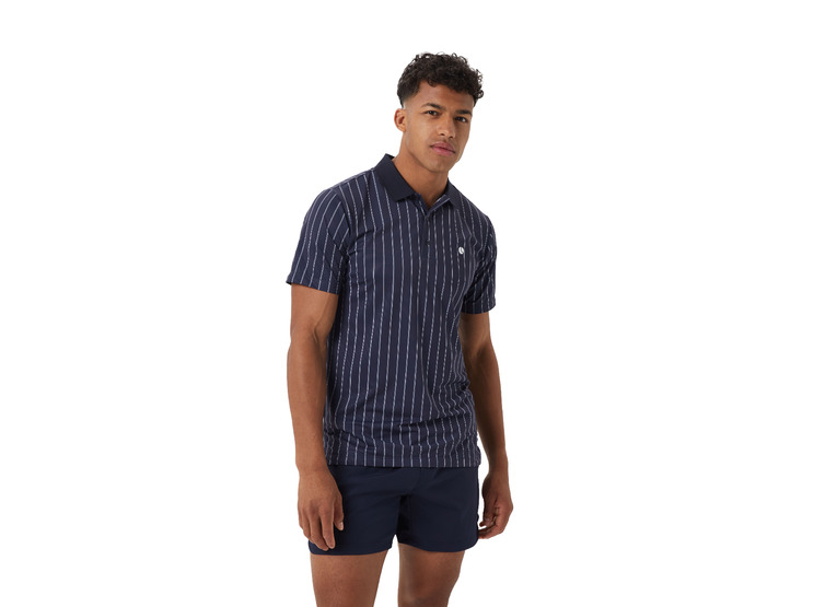 Bj?rn Borg Ace Pinstripe tennispolo ace sky stripe heren