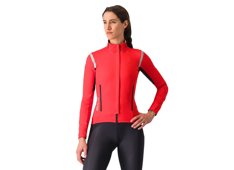 Castelli Perfetto RoS 2 jacket hibiscus/silver reflex dames