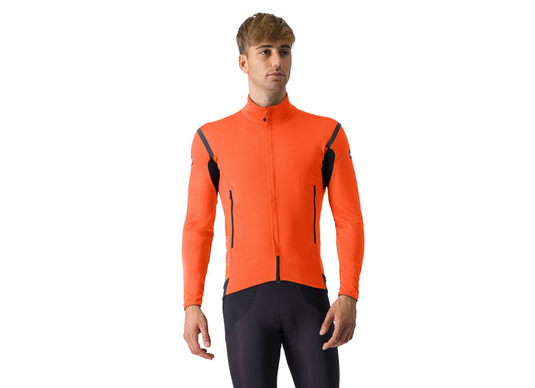 Castelli Perfetto RoS 2 jacket brilliiant orange/silver reflex heren