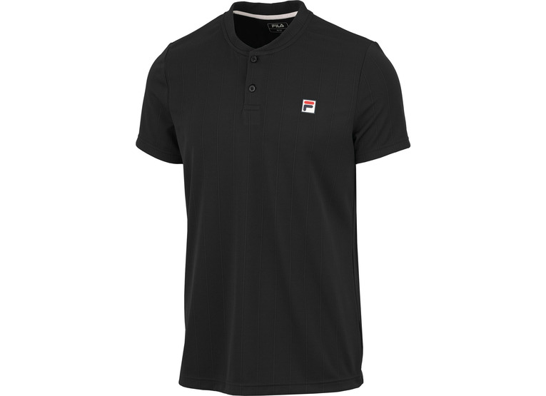 Fila Addison tennispolo zwart heren