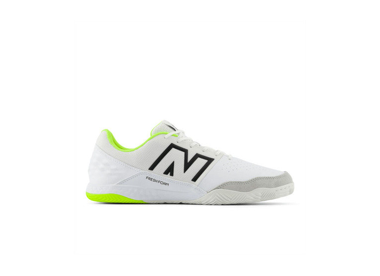 New Balance Audazo Pro IN V6 voetbalschoen wit/hi-lite/light cyclone