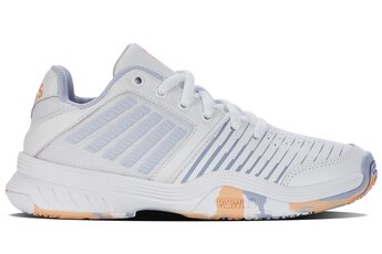 K-Swiss Court Express omni tennisschoen wit/heather/peach fuzz KIDS