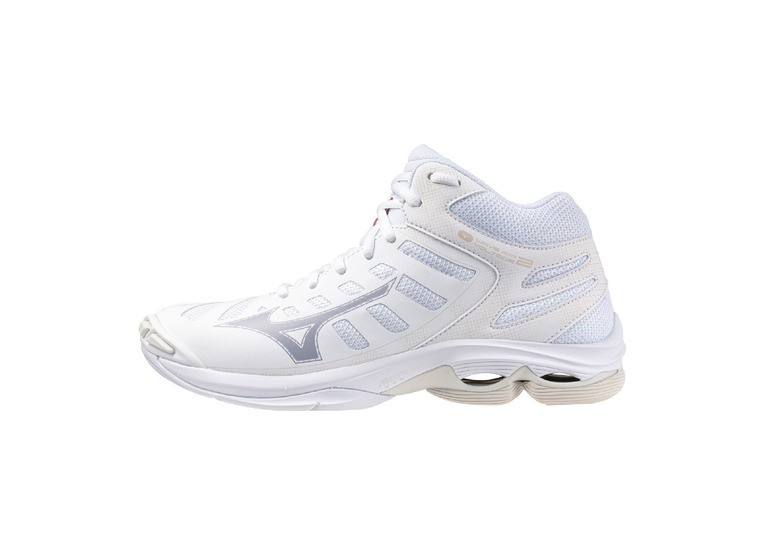 Mizuno Wave Voltage 2 MID volleybalschoen wit/aleutian dames