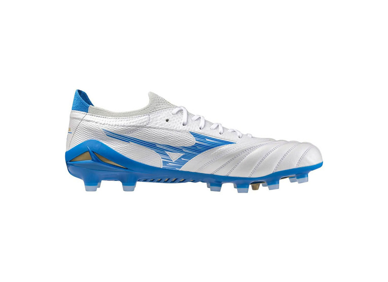 Mizuno Morelia Neo IV Beta elite FG voetbalschoen wit/blauw