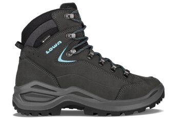 Lowa Renegade Evo GTX Mid wandelschoen asphalt/turqoise dames