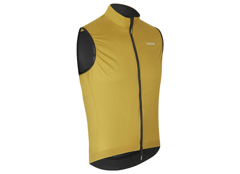 GripGrab PACR Windproof Lightweight Vest mosterdgeel heren